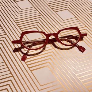 Authentic Anne Et Valentin Now 0272 Red Gold 44mm Glasses